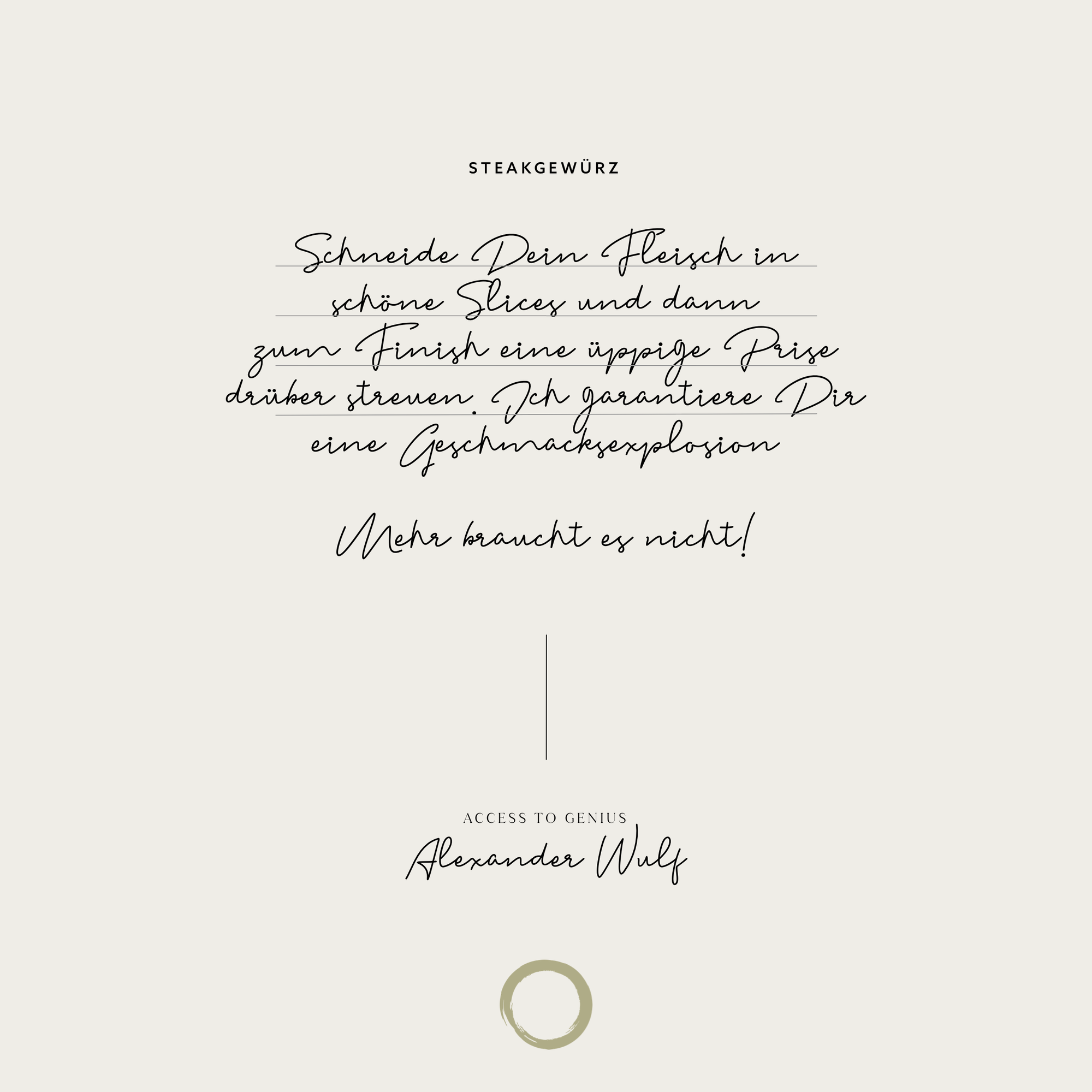 Steakpfeffer by Alexander Wulf, 65 g