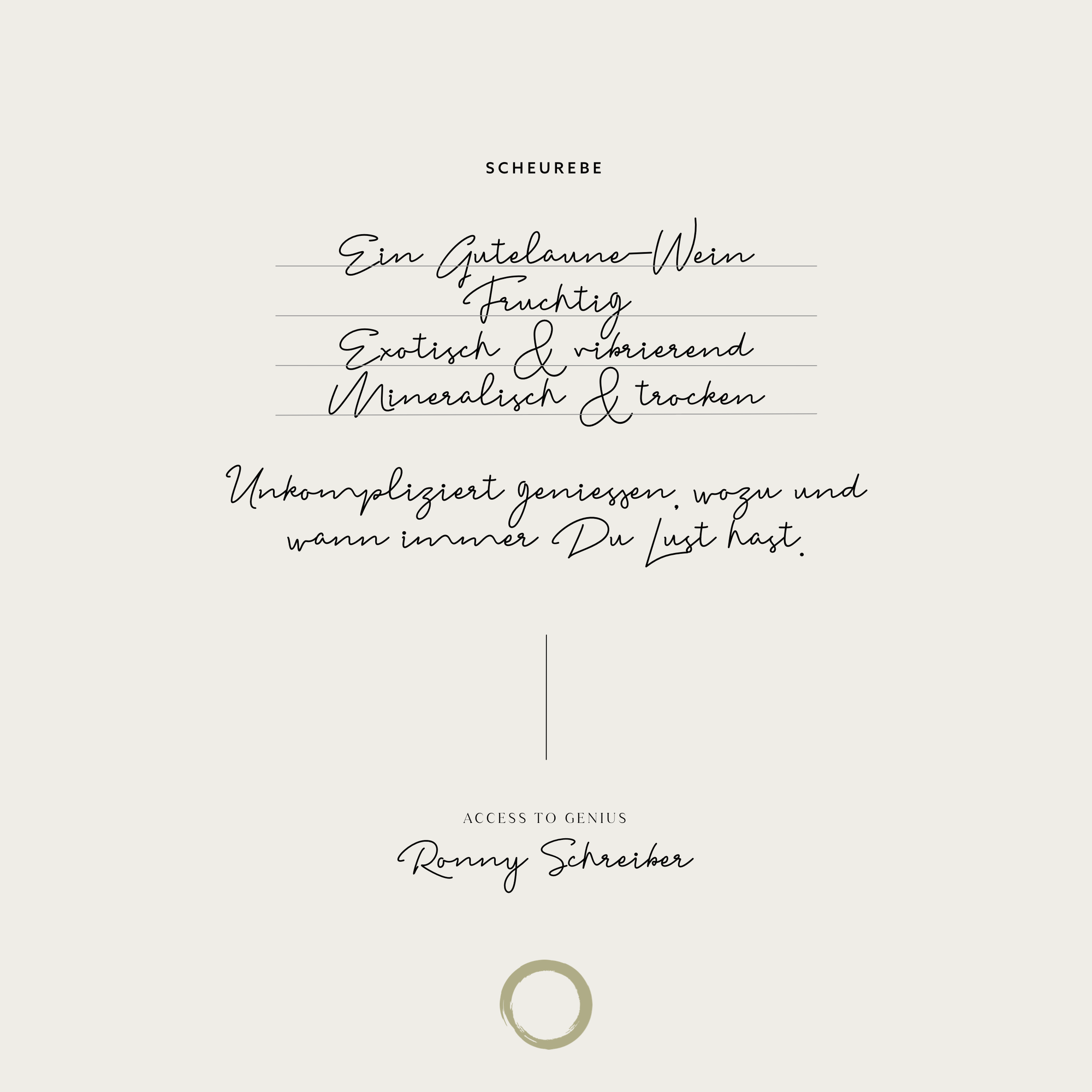 Nummer 7 Scheurebe, 0,75l